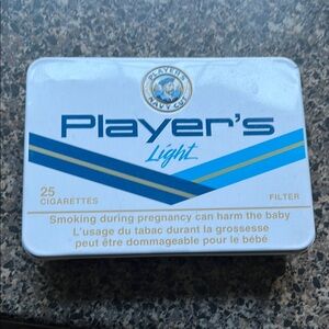 Vintage Player's Navy Cut Light Cigarettes Tin